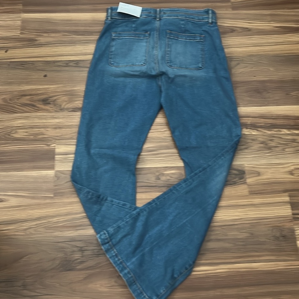 Loft Slim Flare High Rise Jeans - Picture 4 of 5